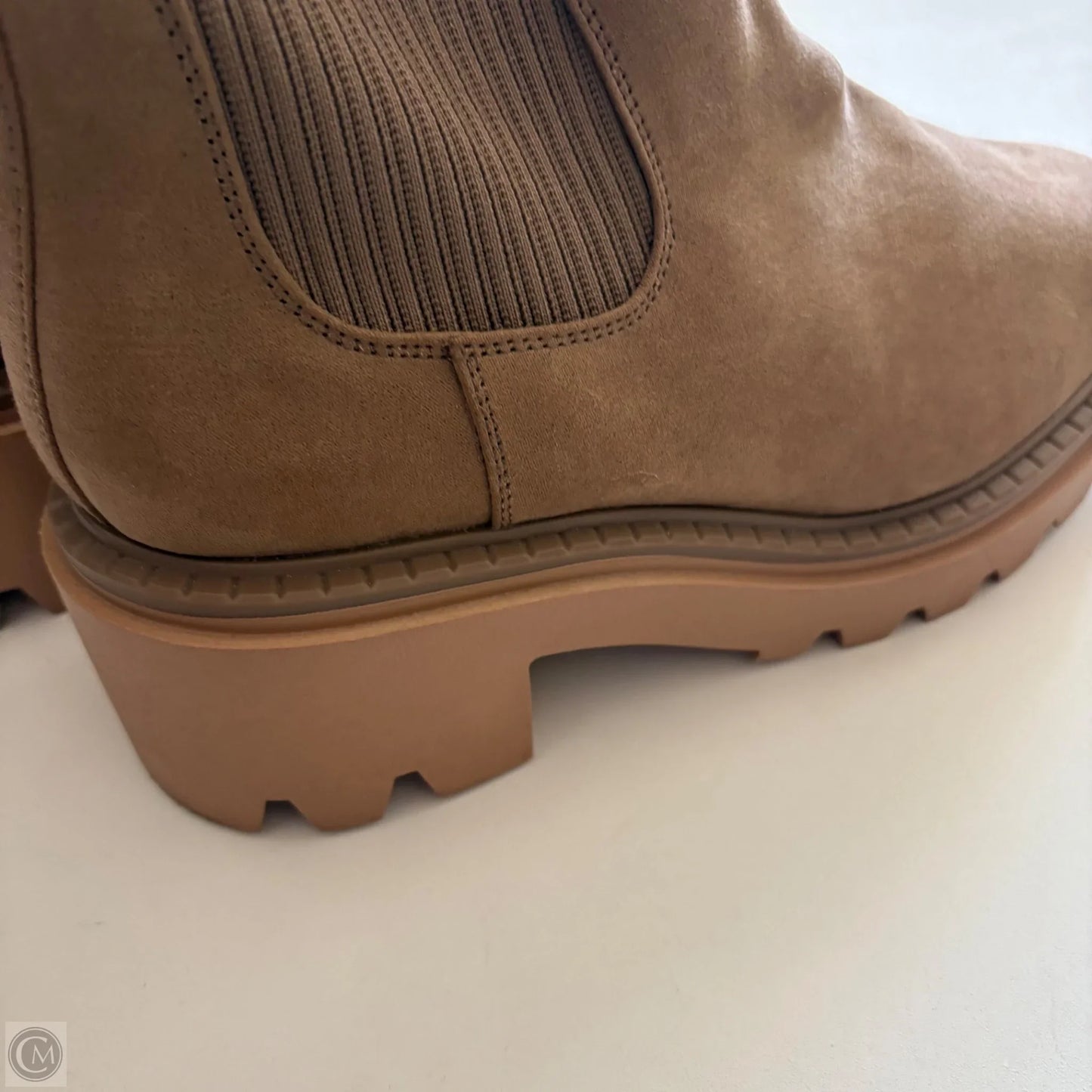 Boots Ankle Heels By Universal Thread In Brown, Size: 10