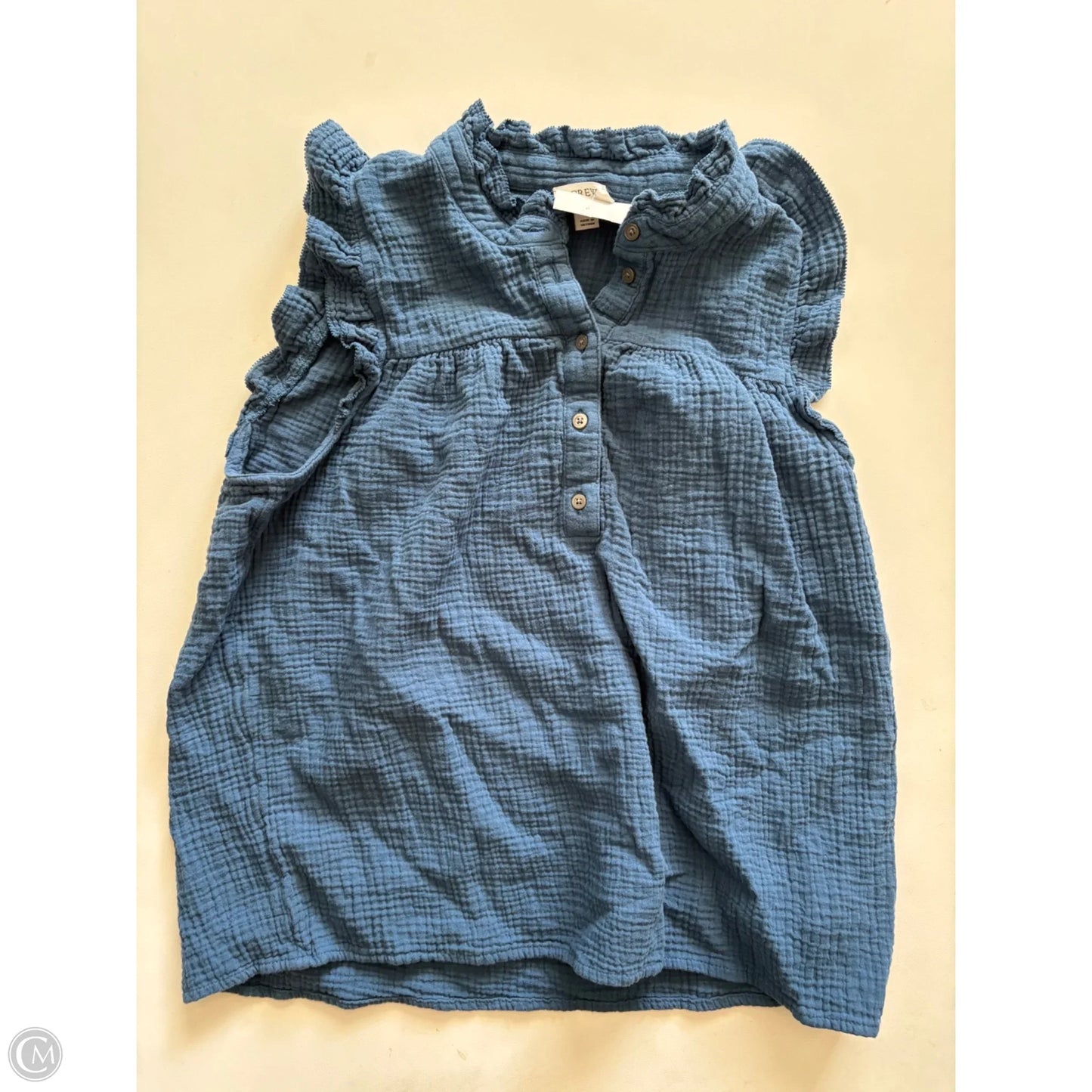 Top Sleeveless By J. Crew In Blue, Size: M