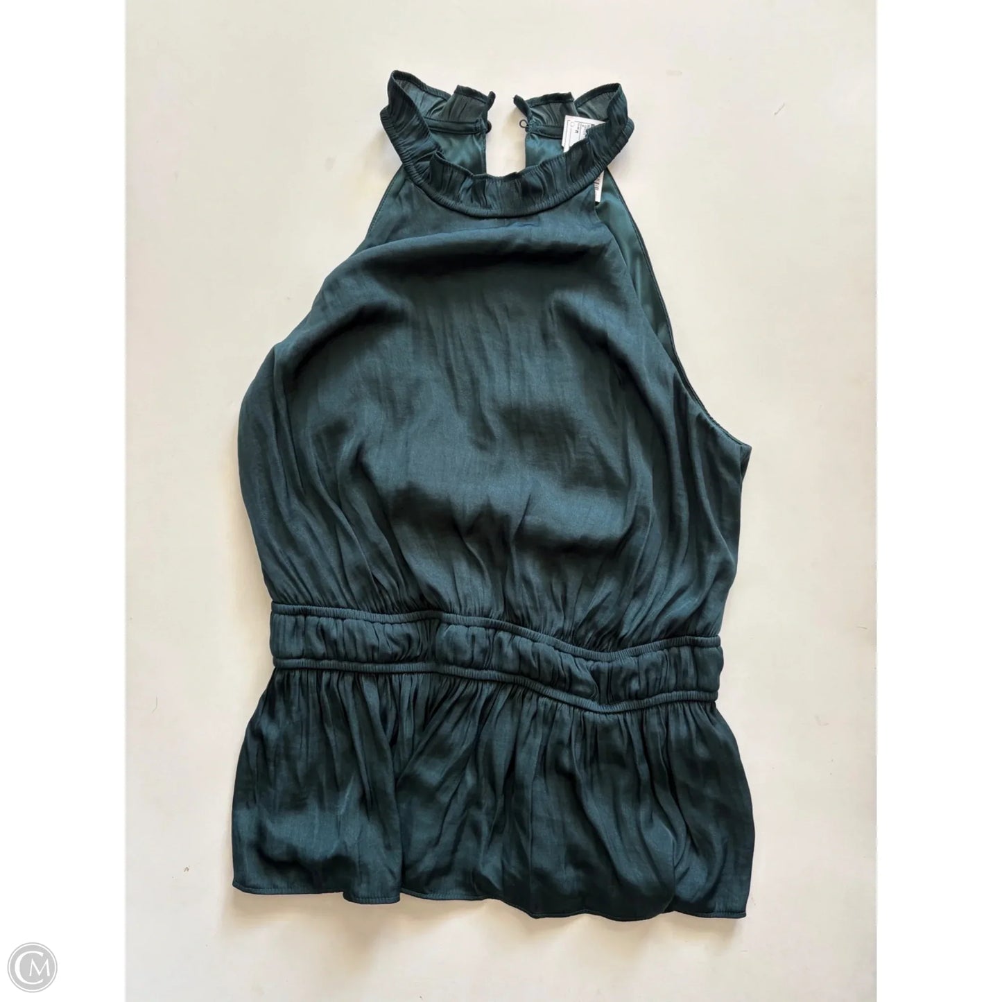 Blouse Sleeveless By Nine West Apparel In Green, Size: M