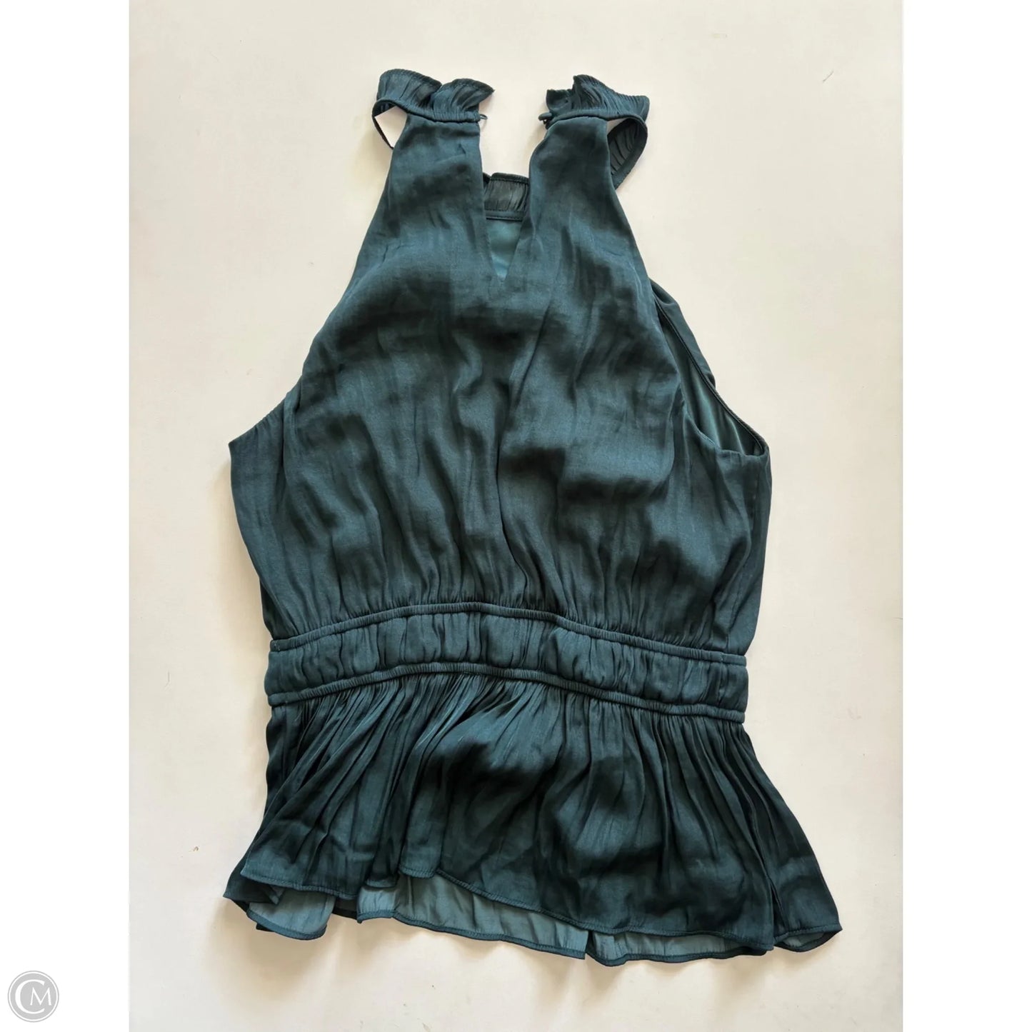 Blouse Sleeveless By Nine West Apparel In Green, Size: M