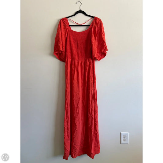 Dress Casual Maxi By Inc In Orange, Size: M