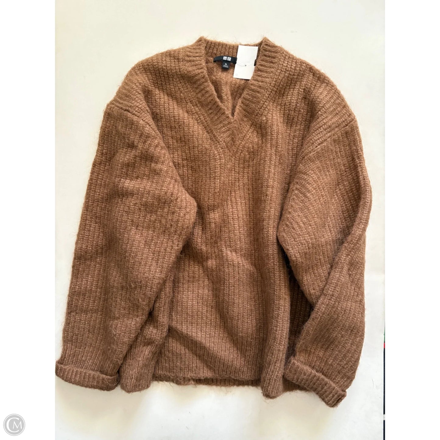 Sweater By Uniqlo In Brown, Size: Xl