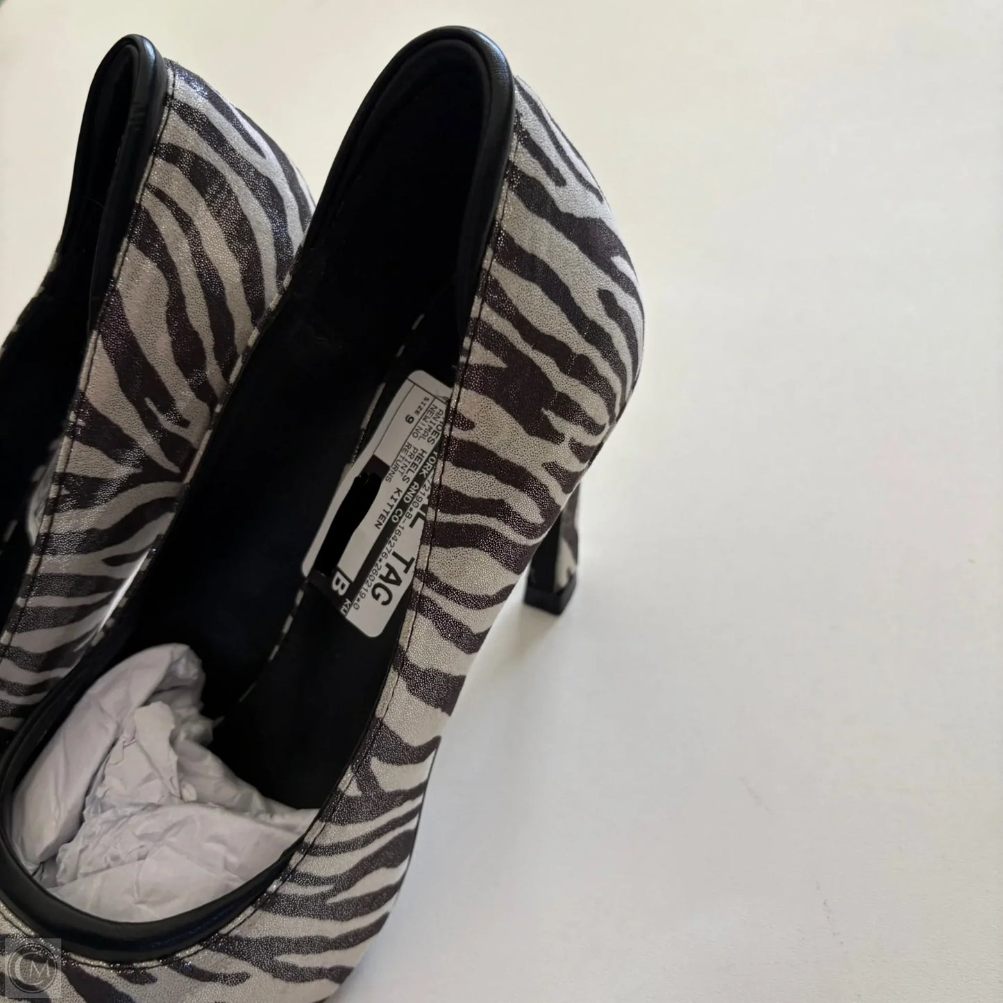 Shoes Heels Kitten By New York And Co In Animal Print, Size: 9