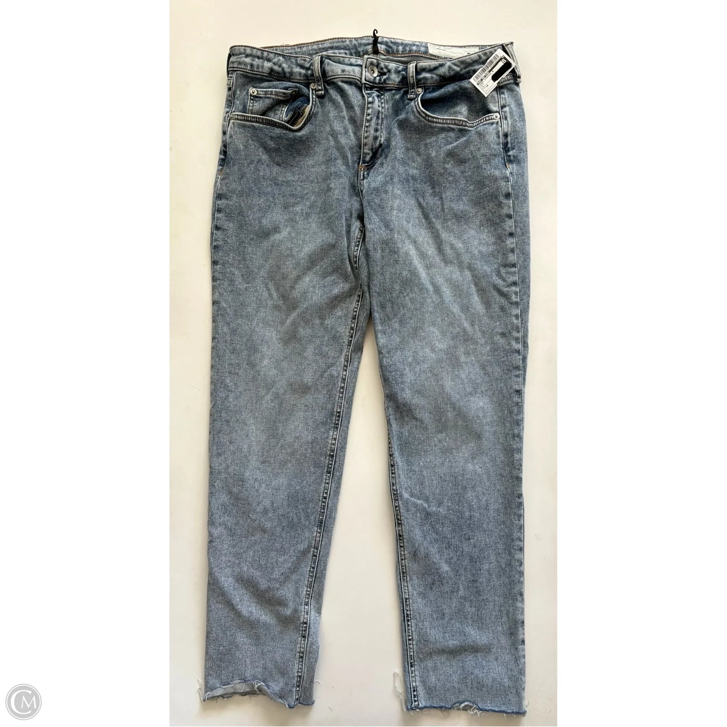 Jeans Straight By Rag And Bone In Blue, Size: 10