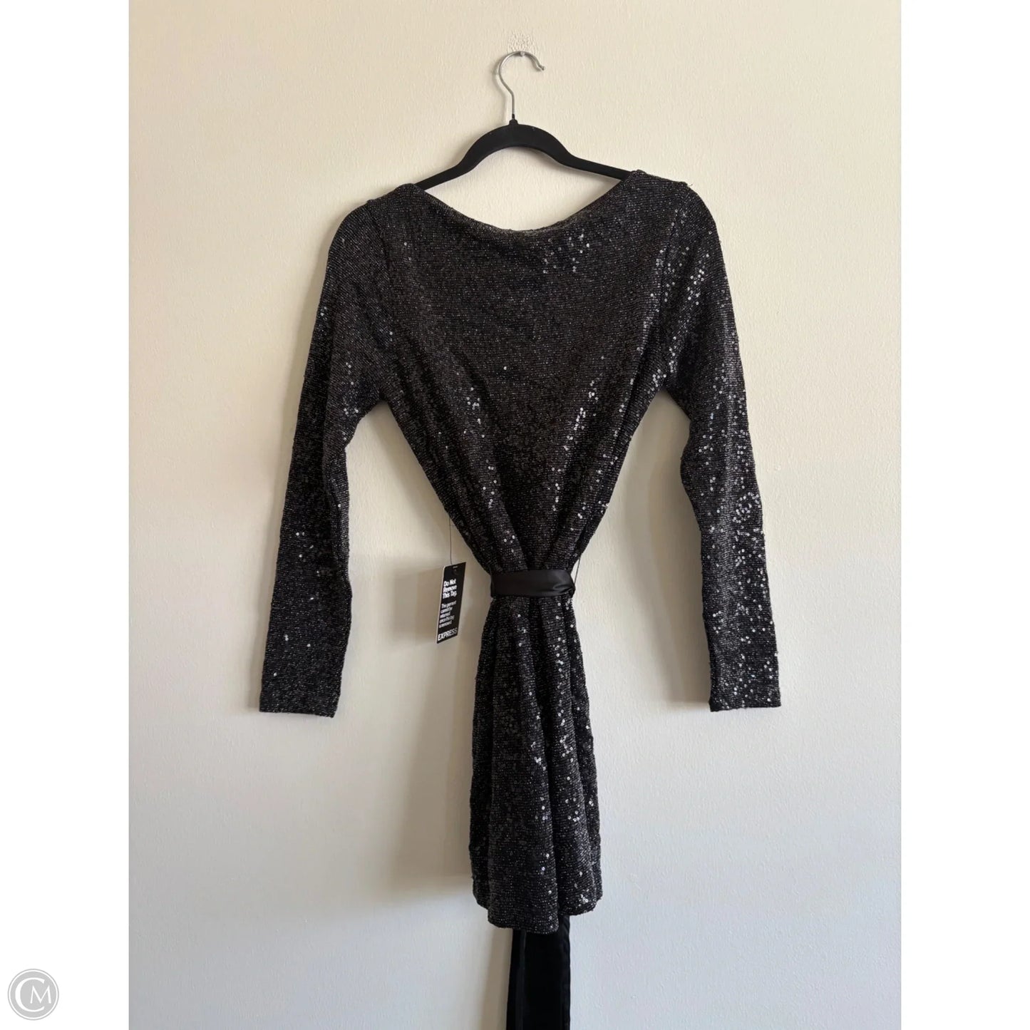 Dress Party Midi By Express In Black, Size: S