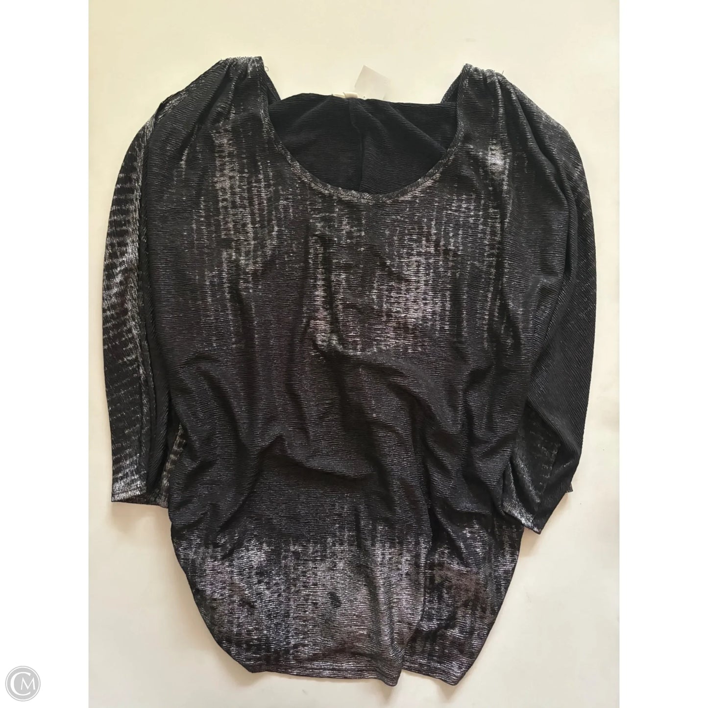 Blouse Long Sleeve By Paper Planet In Black, Size: 2x