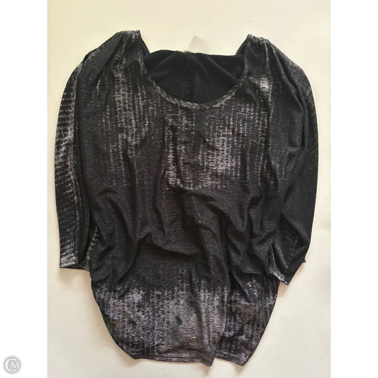 Blouse Long Sleeve By Paper Planet In Black, Size: 2x