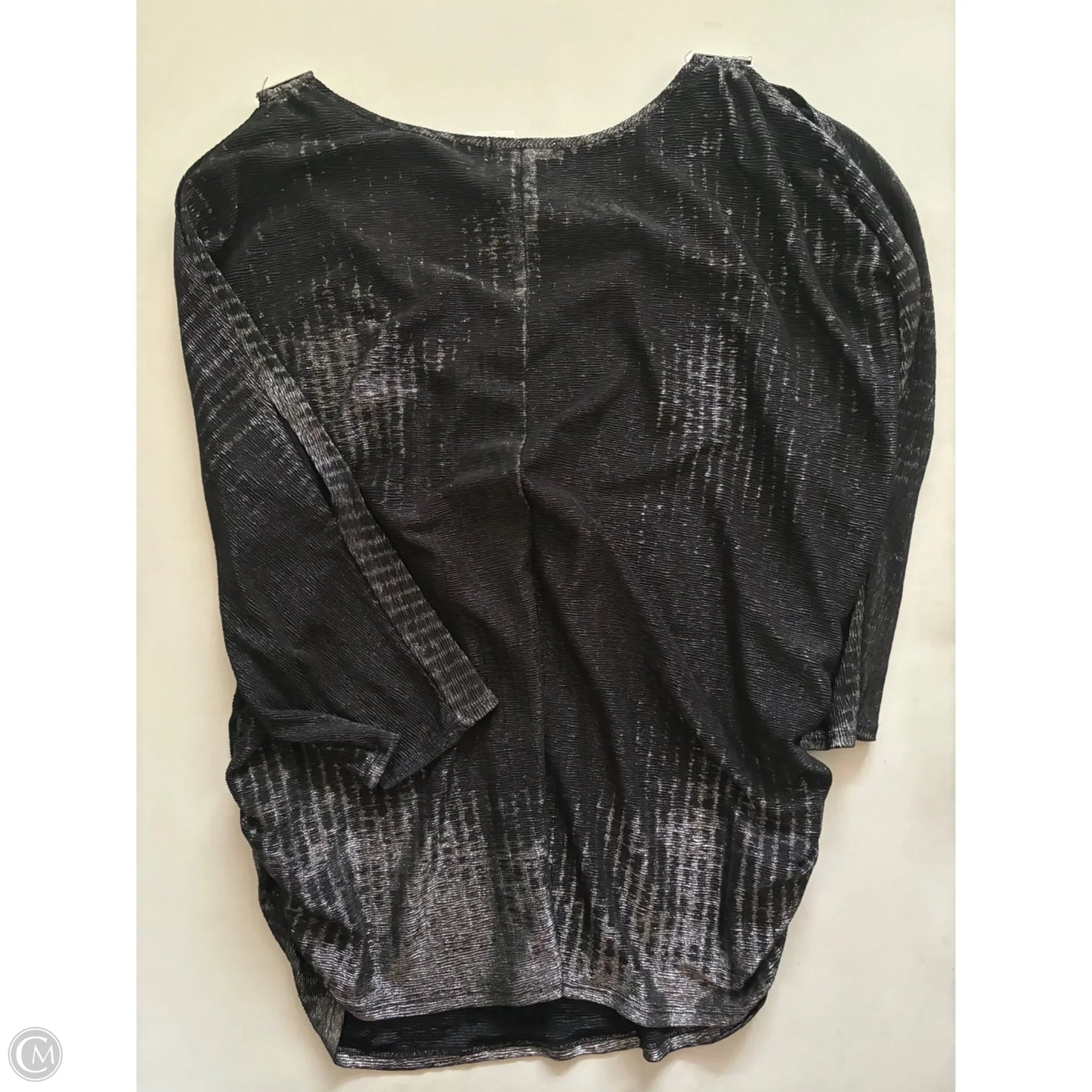 Blouse Long Sleeve By Paper Planet In Black, Size: 2x