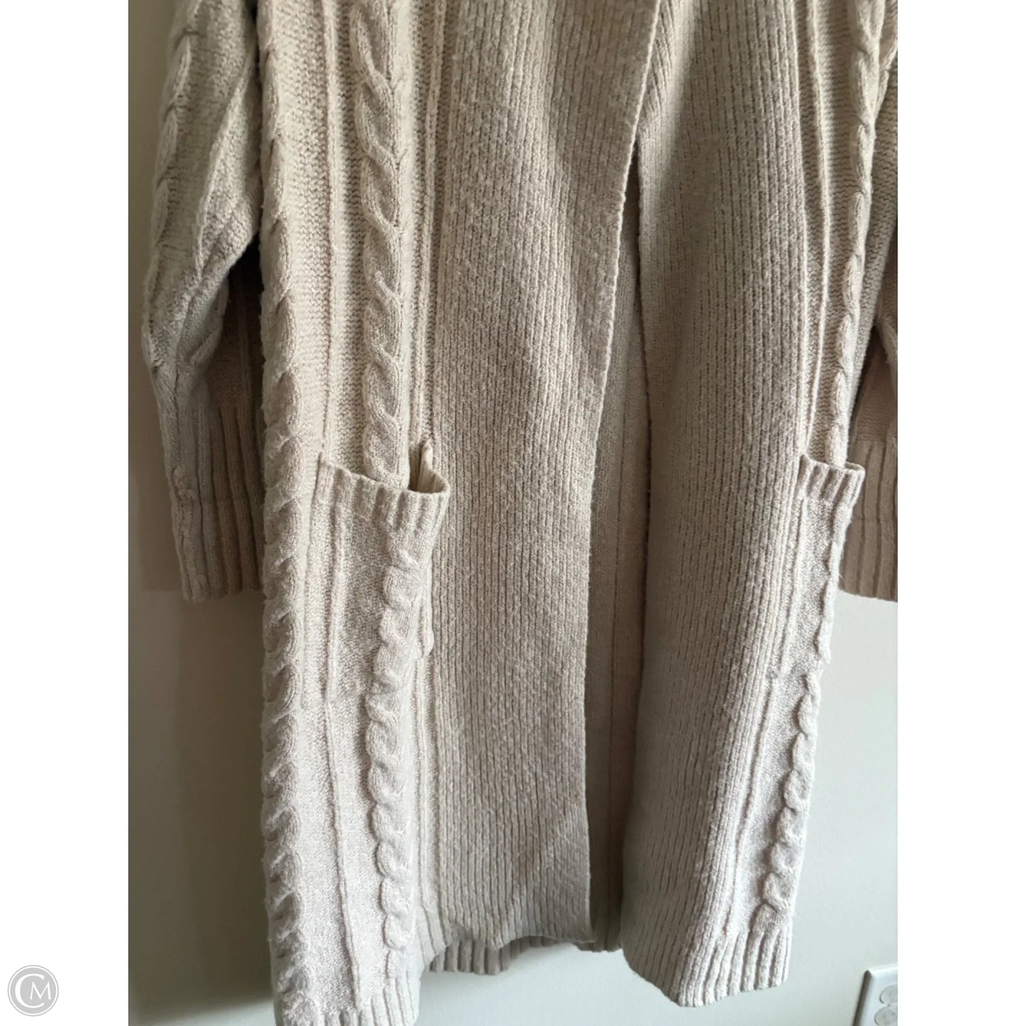 Sweater Cardigan By Torrid In Cream, Size: 2x