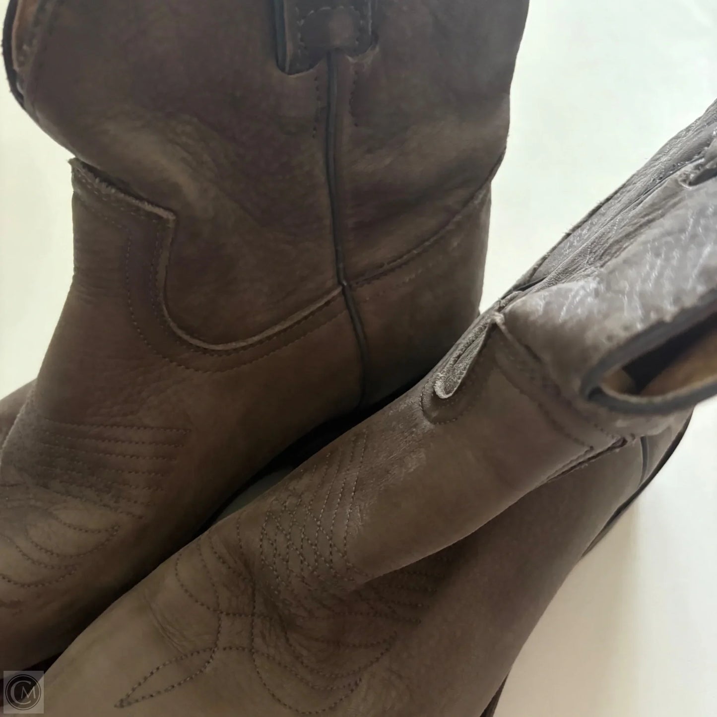 Boots Designer By Frye In Brown, Size: 9