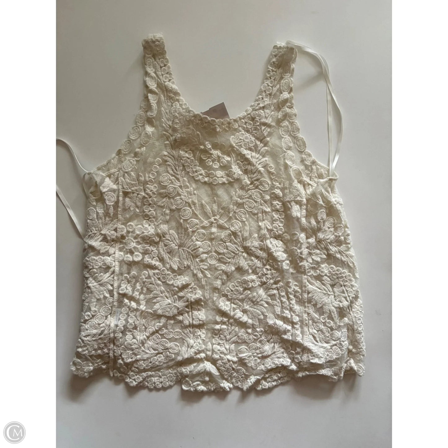 Tank Top By Nobee In Cream, Size: M