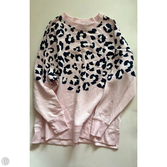 Sweatshirt Crewneck By Crown And Ivy In Animal Print, Size: L