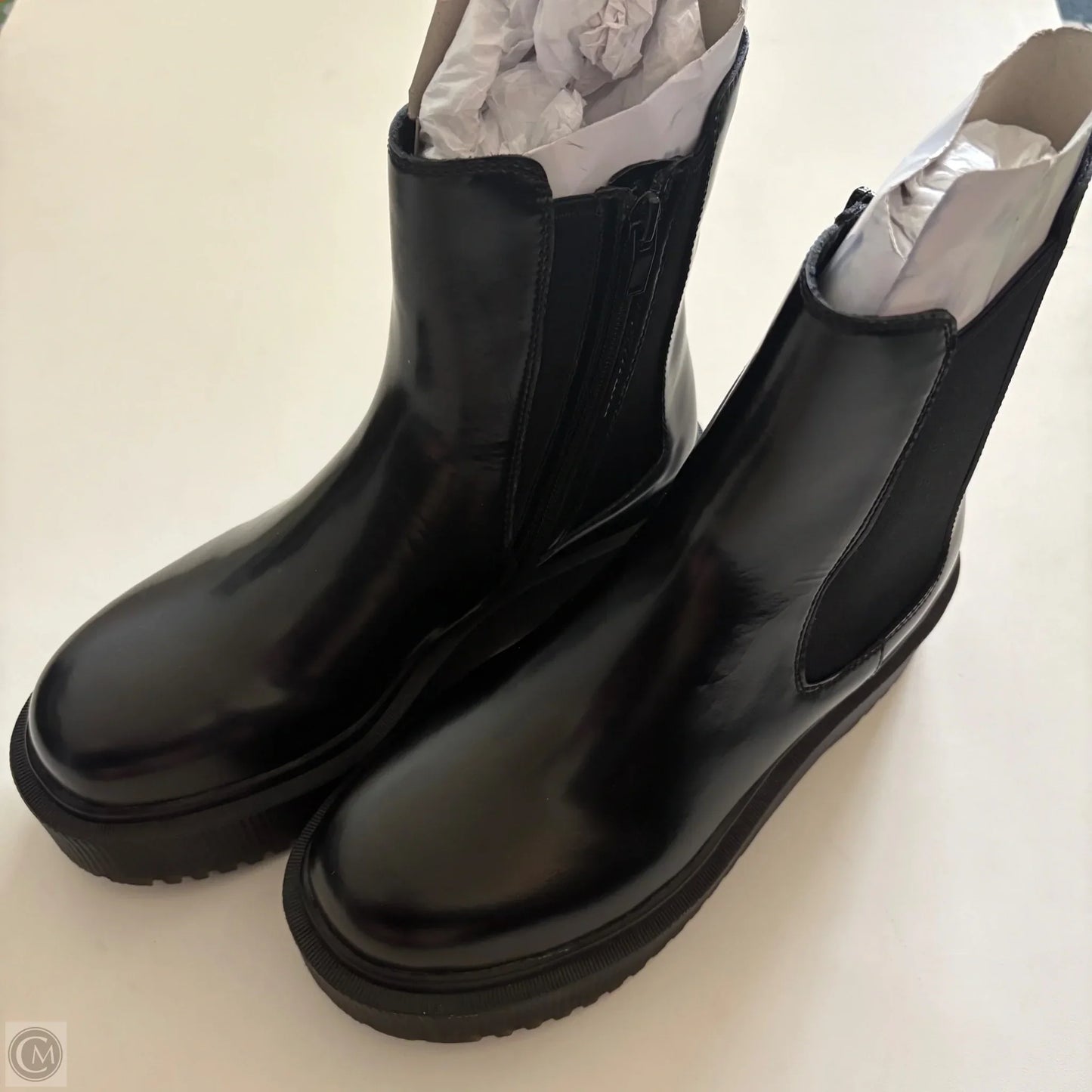 Boots Ankle Heels By Jeffrey Campbell In Black, Size: 8.5