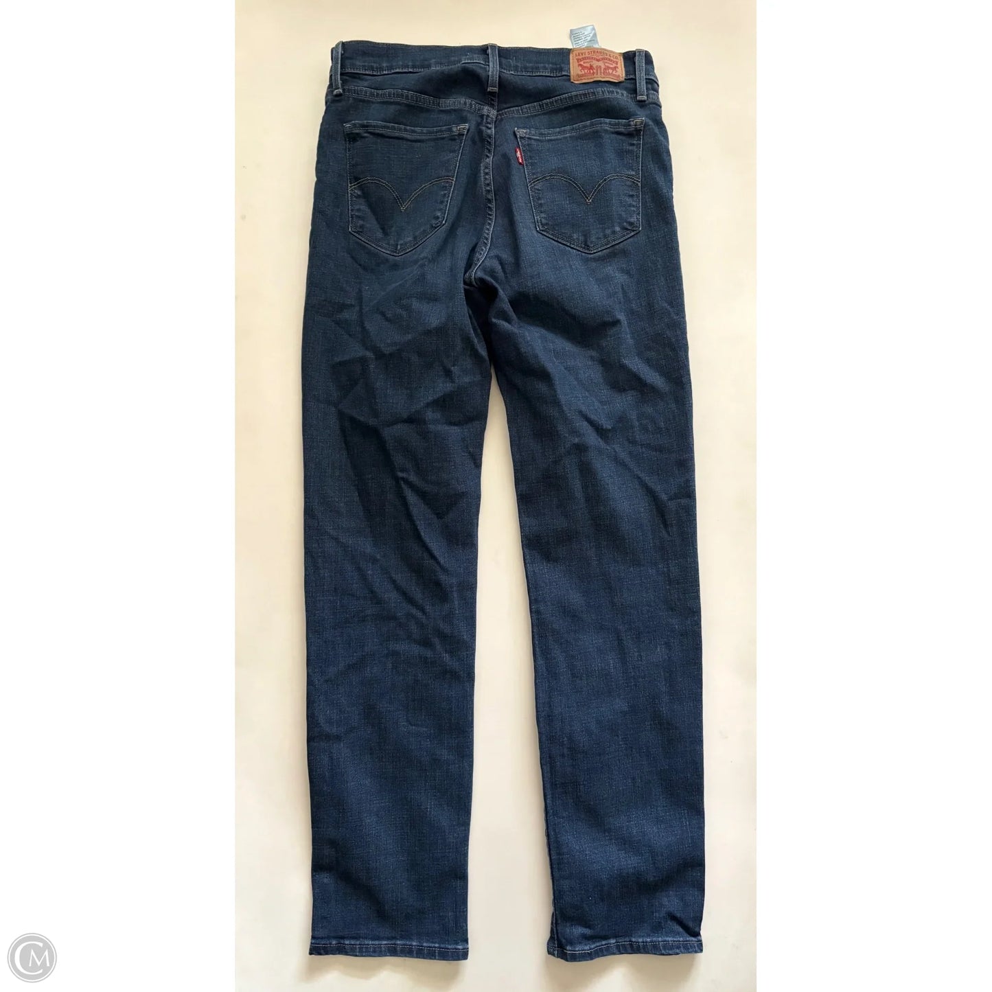 Jeans Straight By Levis In Blue, Size: 8