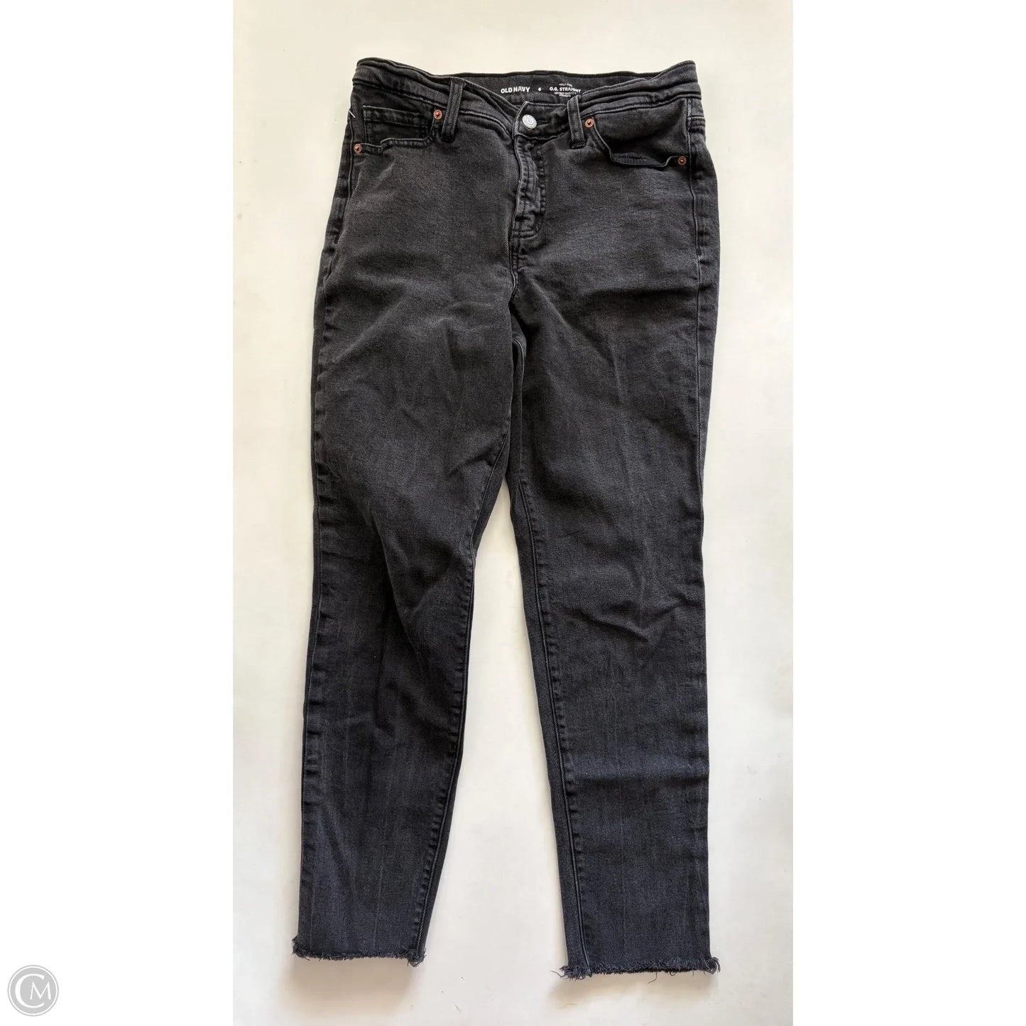 Jeans Straight By Old Navy In Black, Size: 6