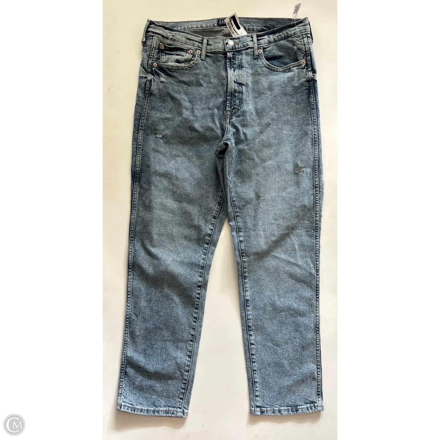 Jeans Straight By Gap In Blue, Size: 4