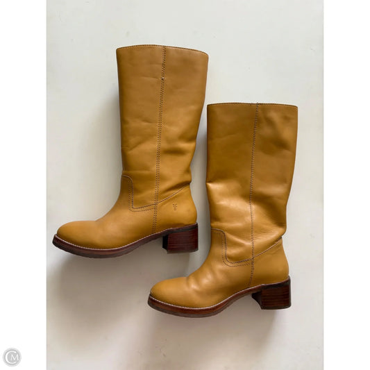 Boots Designer By Frye In Brown, Size: 9.5