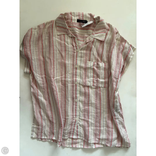 Top Short Sleeve By Sanctuary In Striped Pattern, Size: M