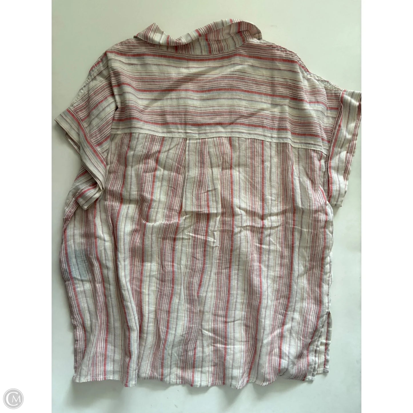 Top Short Sleeve By Sanctuary In Striped Pattern, Size: M