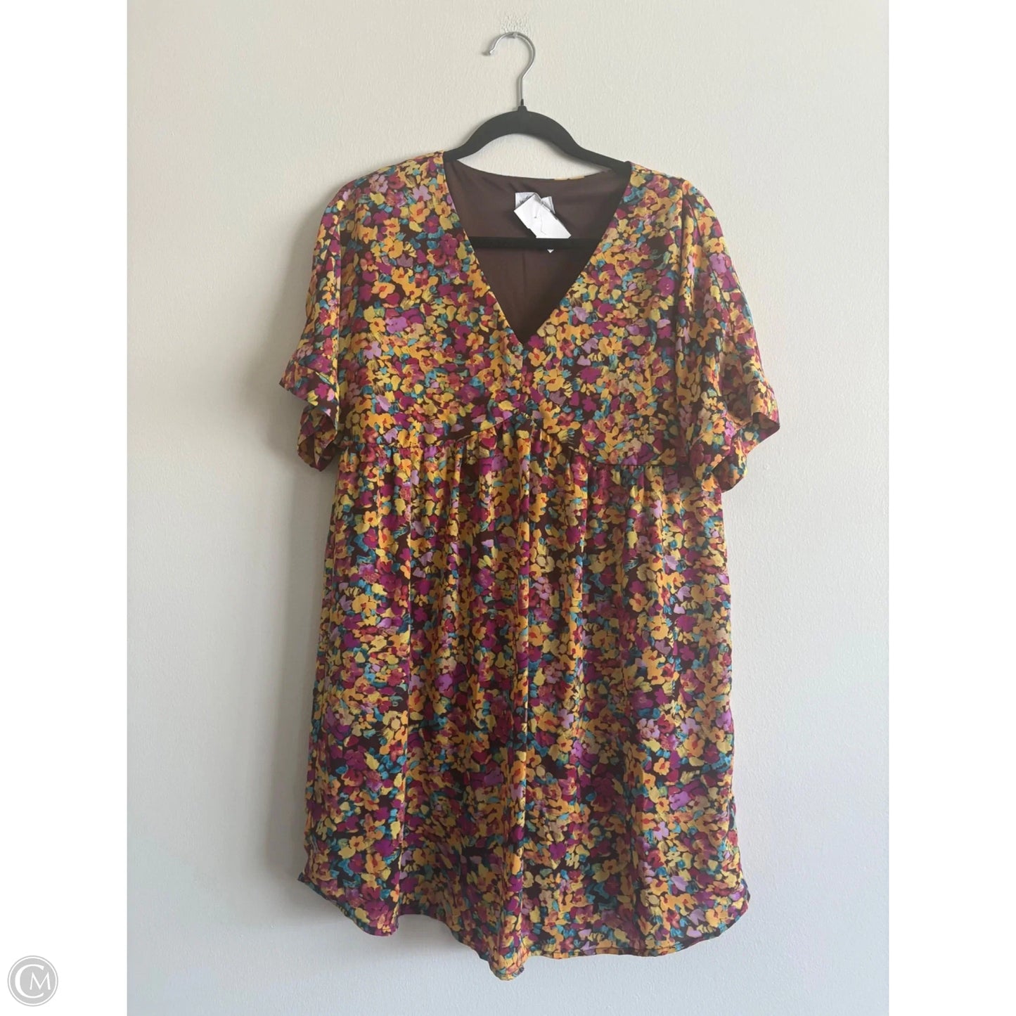 Dress Casual Midi By Emily Wonder In Floral Print, Size: S