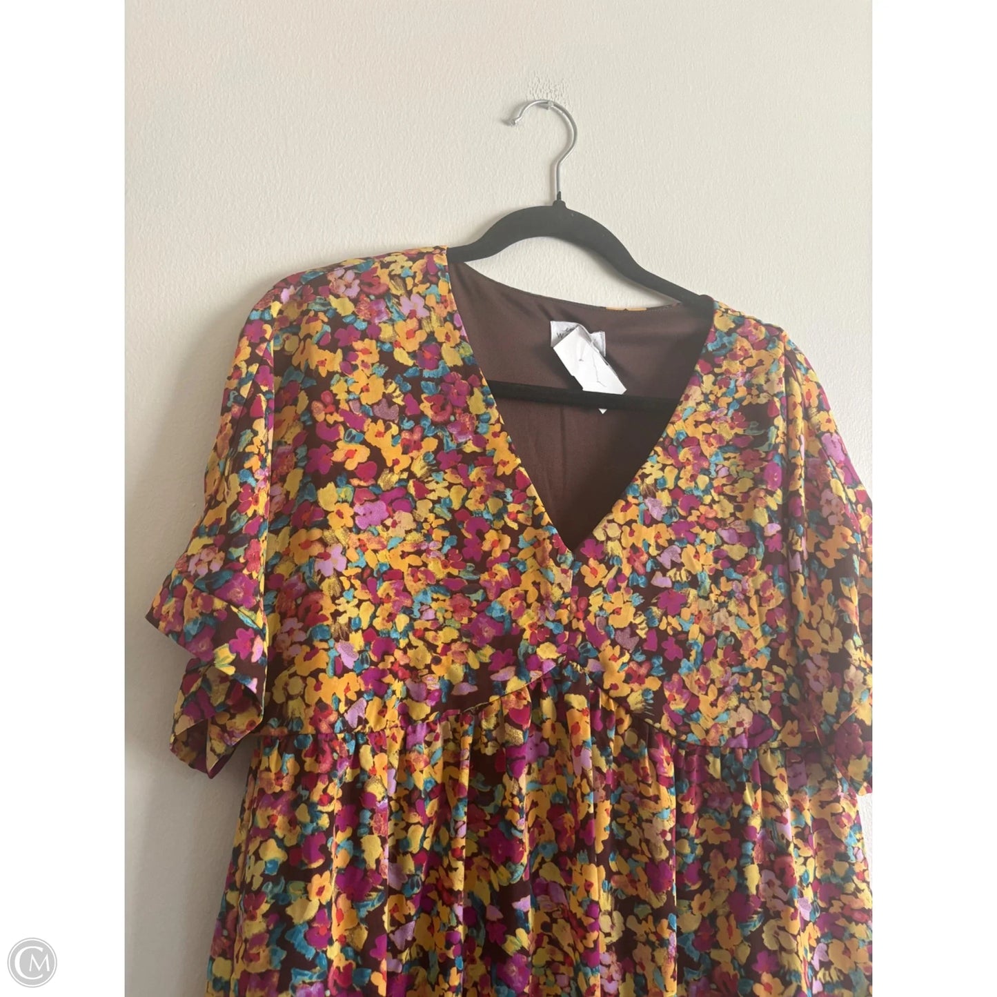 Dress Casual Midi By Emily Wonder In Floral Print, Size: S