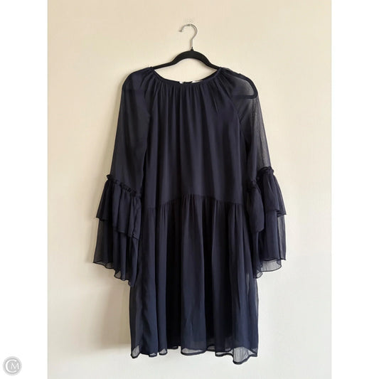 Dress Casual Midi By H&m In Navy, Size: 8