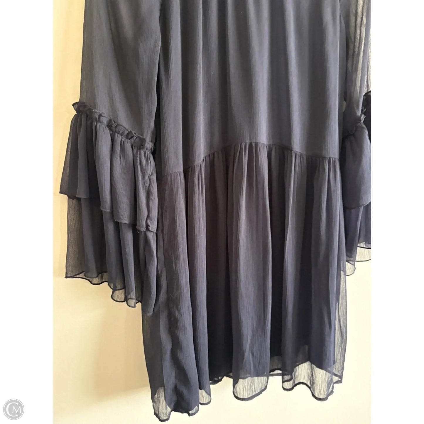 Dress Casual Midi By H&m In Navy, Size: 8