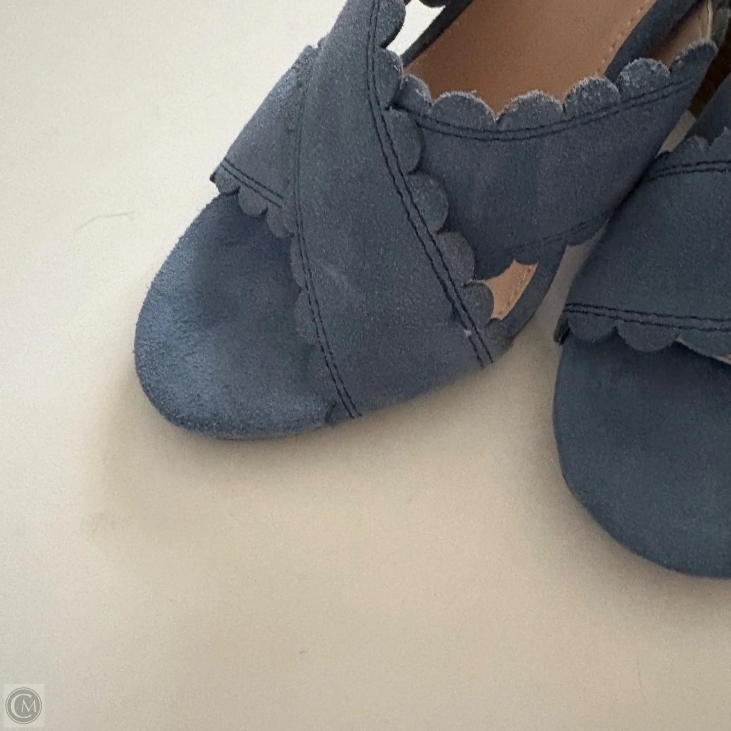 Shoes Heels Block By Mia In Blue, Size: 8