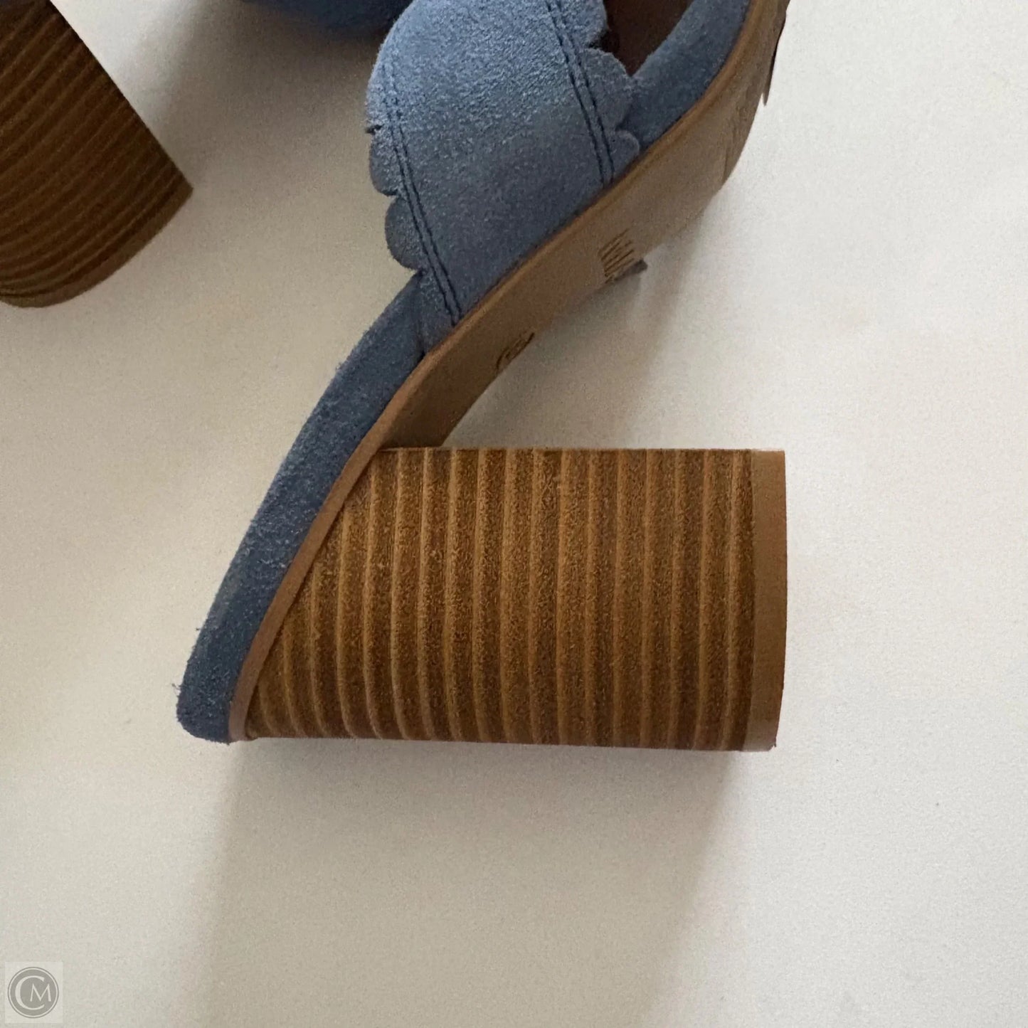 Shoes Heels Block By Mia In Blue, Size: 8