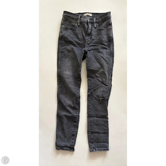 Jeans Skinny By Madewell In Black, Size: 0