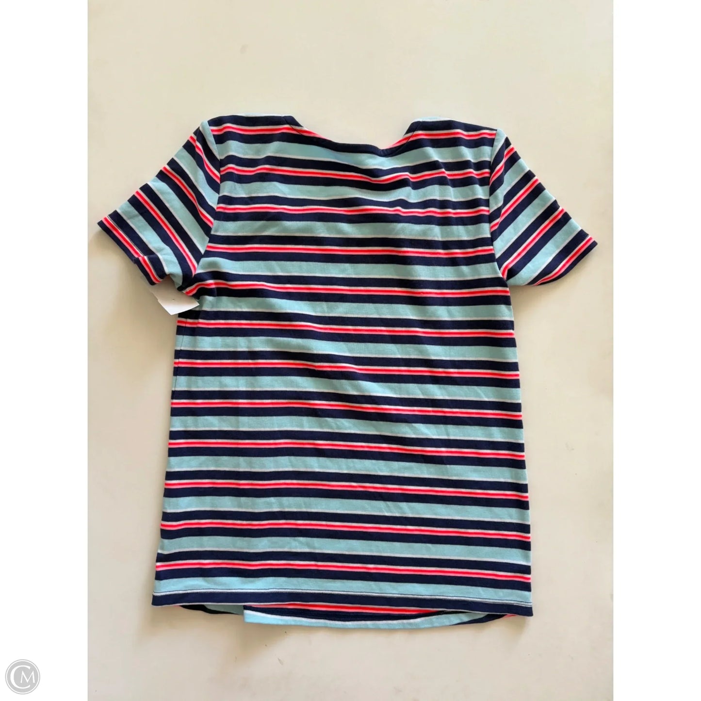 Top Short Sleeve Designer By Lilly Pulitzer In Striped Pattern, Size: Xs