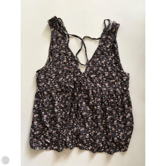 Tank Top By American Eagle In Floral Print, Size: M