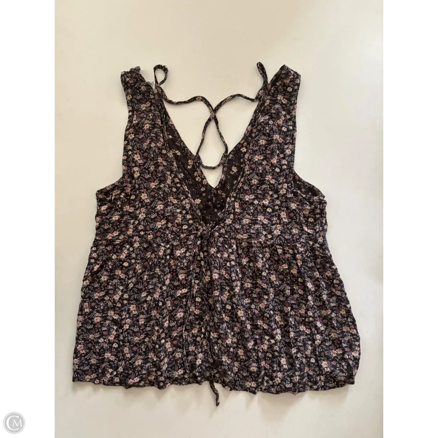 Tank Top By American Eagle In Floral Print, Size: M