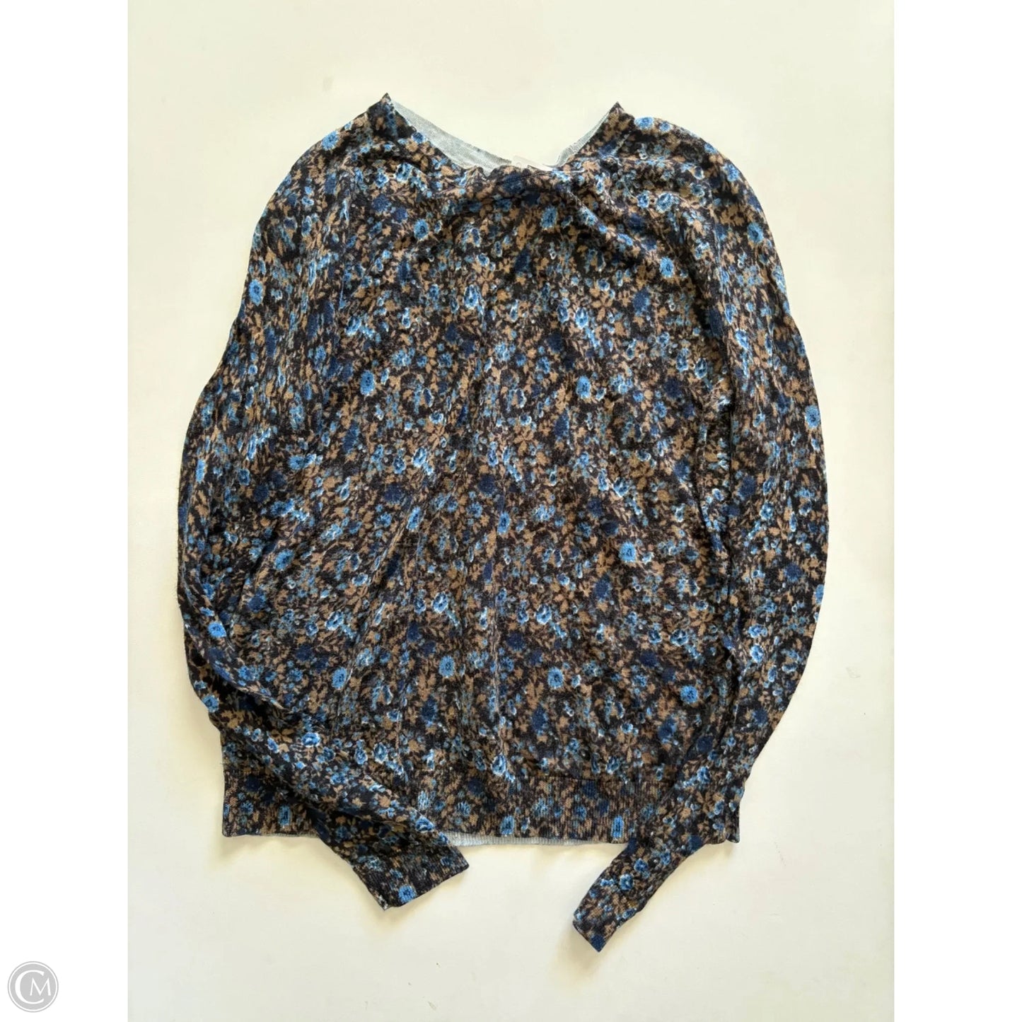 Sweater By Loft In Floral Print, Size: M