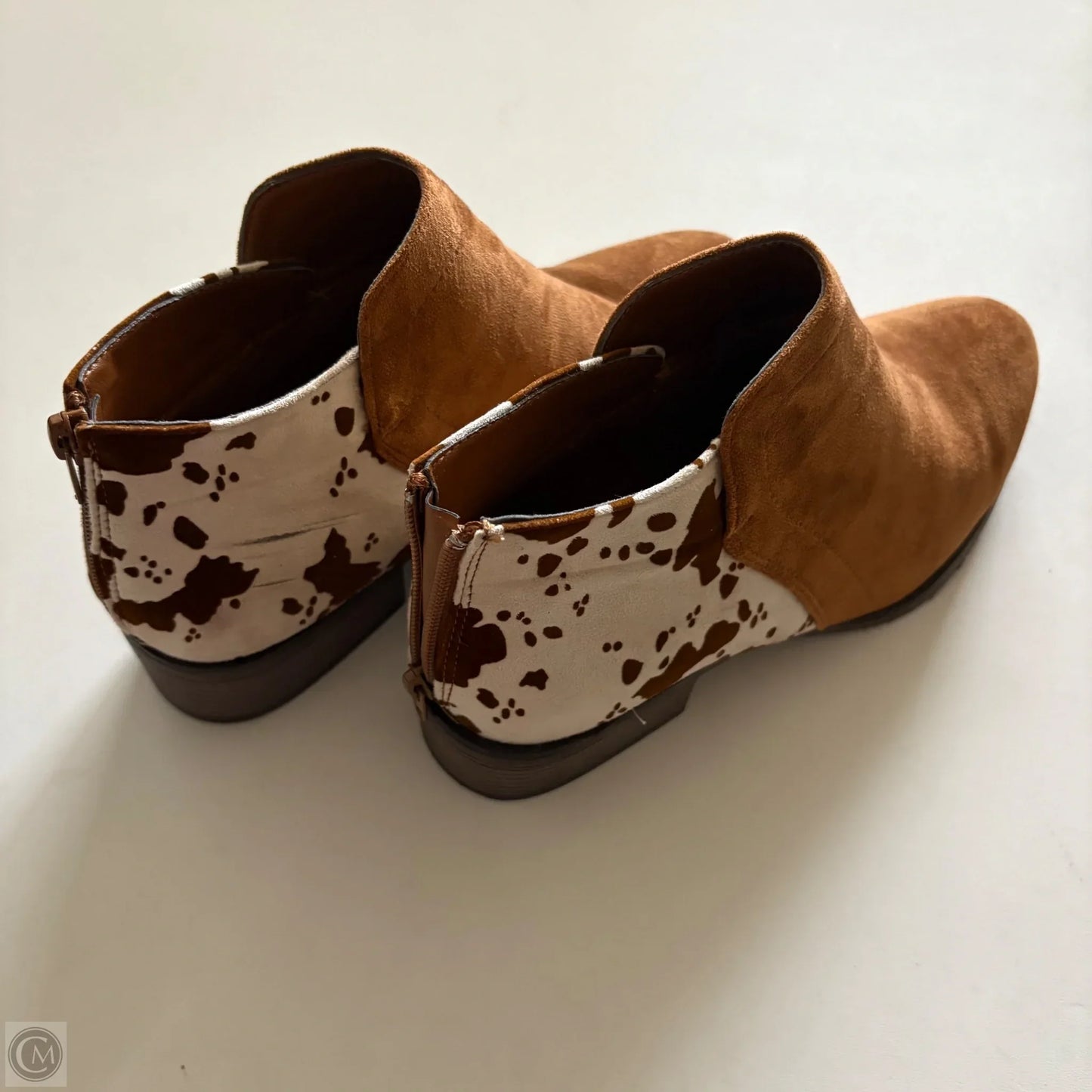 Boots Ankle Heels By Pierre Dumas In Animal Print, Size: 9