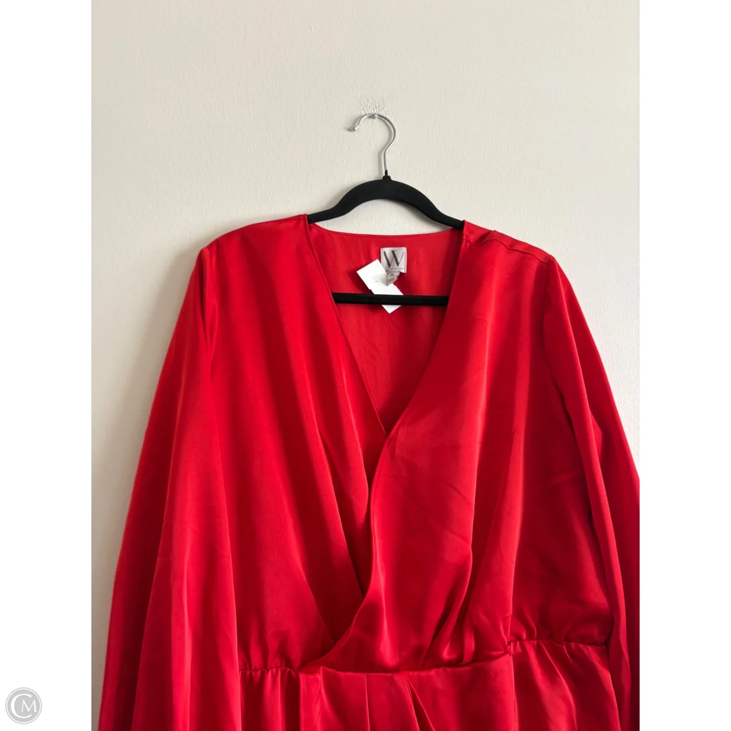 Dress Party Midi By Worthington In Red, Size: Xl