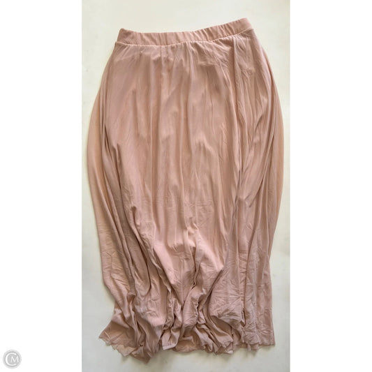 Skirt Maxi By Cato In Peach, Size: M