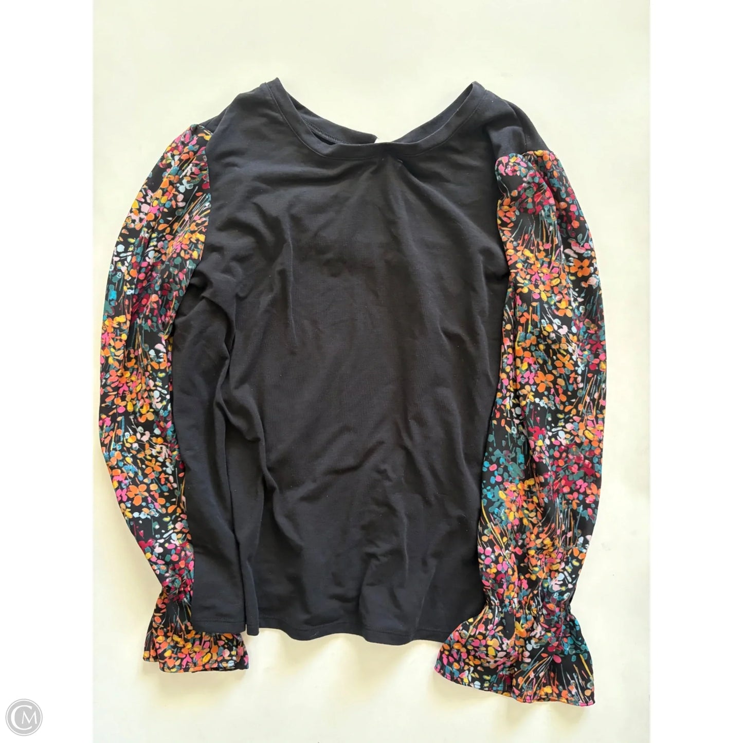 Blouse Long Sleeve By The Pioneer Woman In Black, Size: L