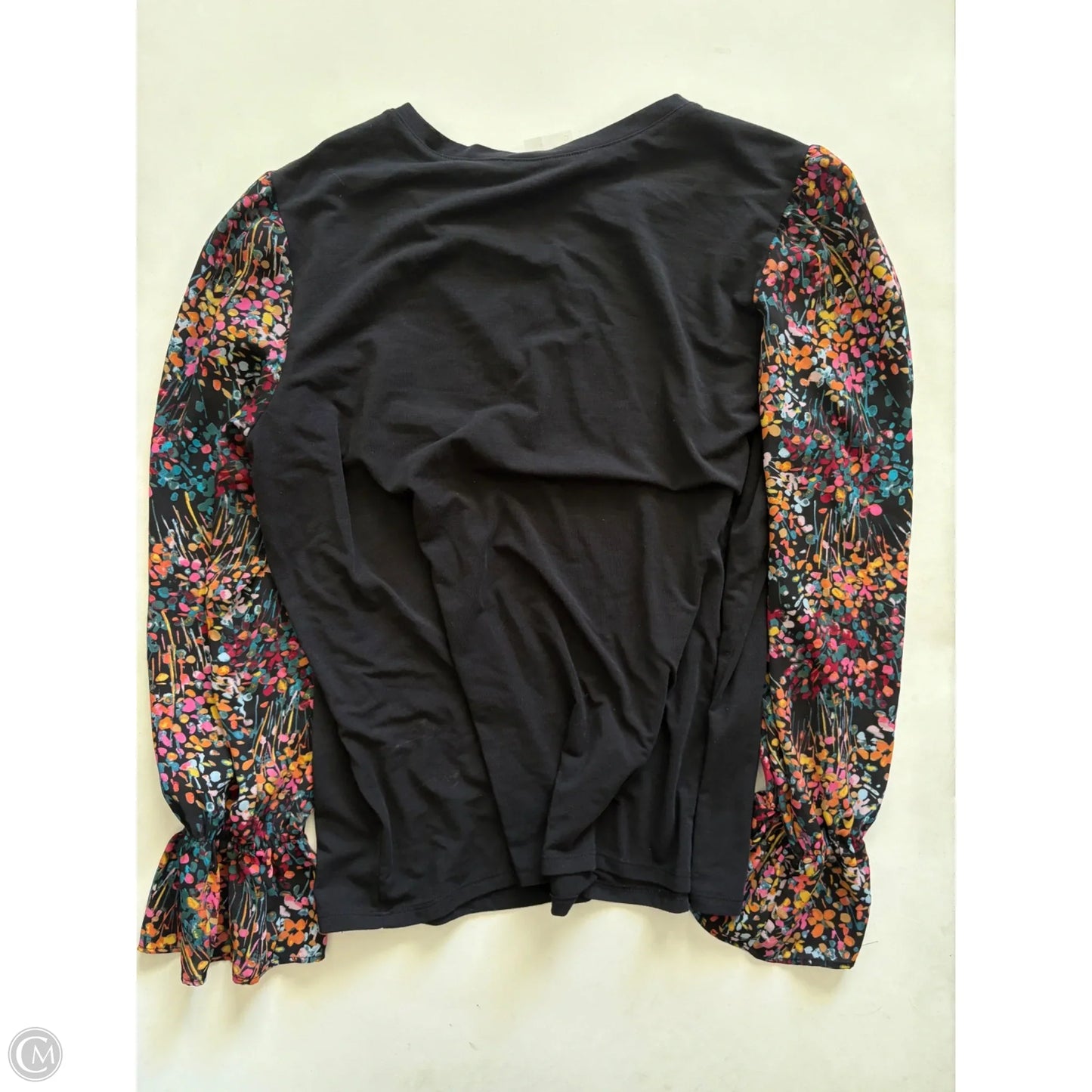 Blouse Long Sleeve By The Pioneer Woman In Black, Size: L