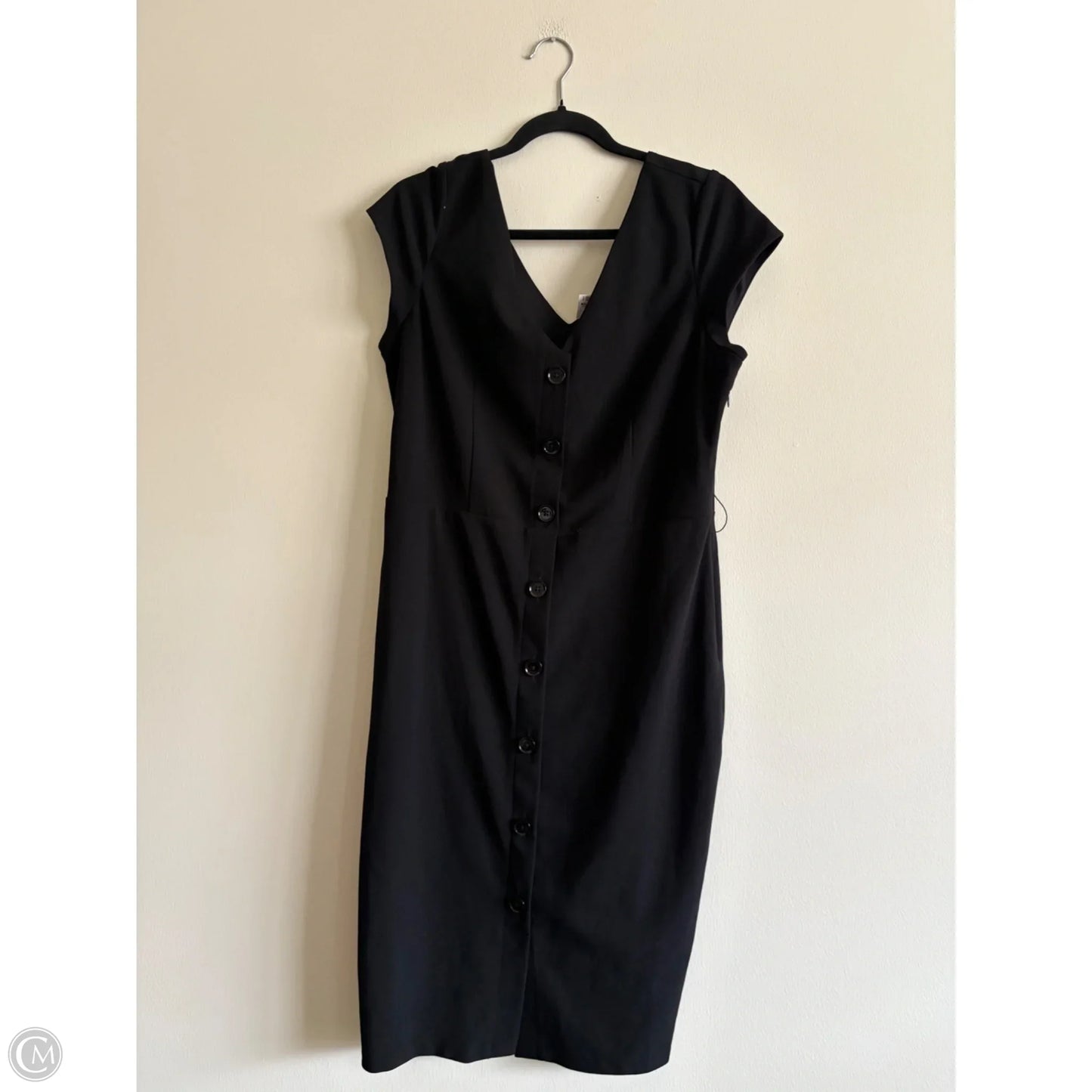 Dress Work By Express In Black, Size: L