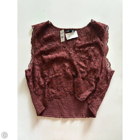 Tank Top By Express In Brown, Size: Xl