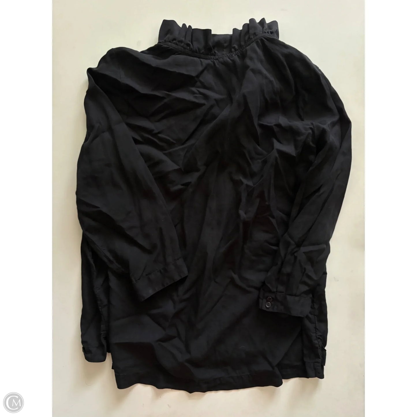 Top Long Sleeve By Crown And Ivy In Black, Size: M