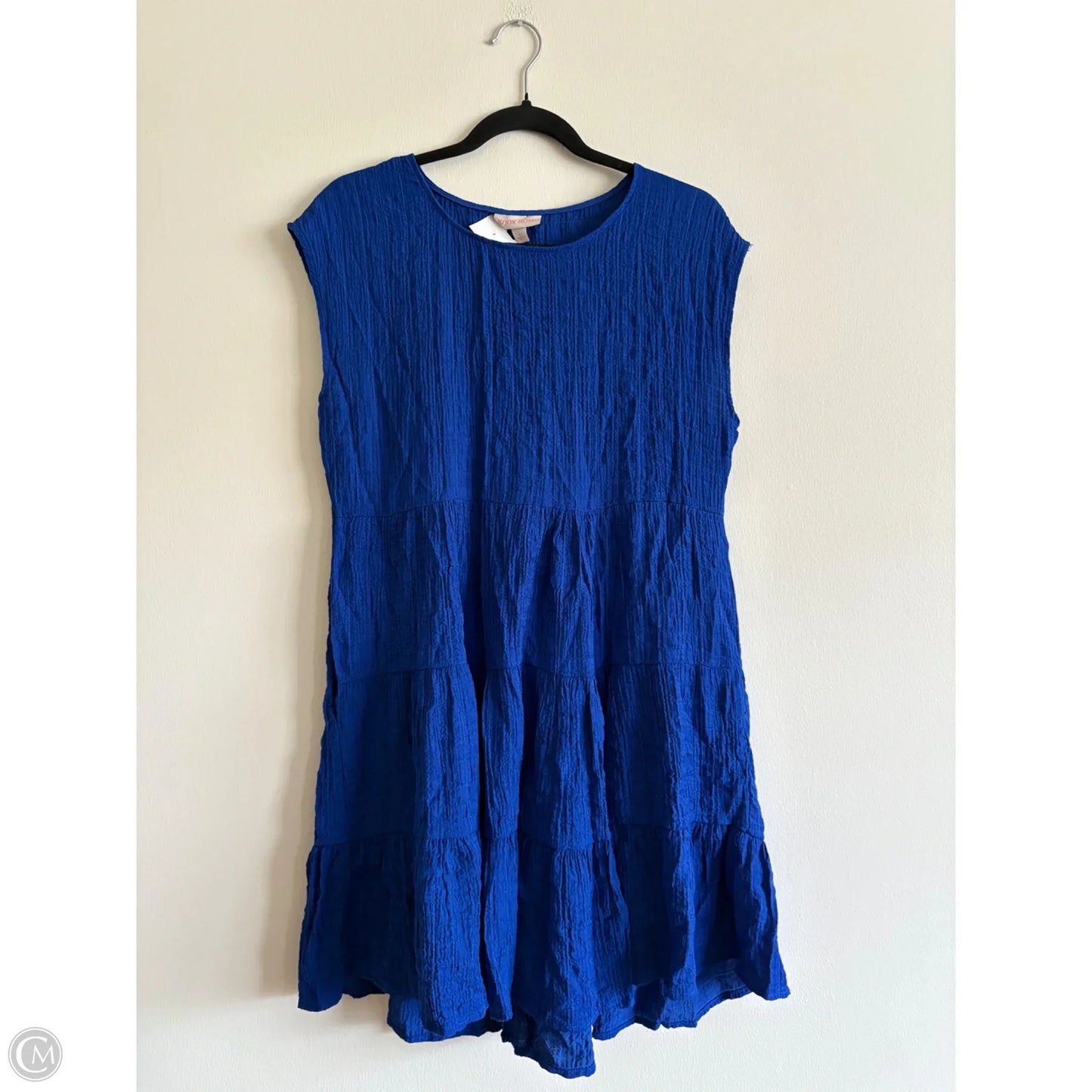 Dress Casual Midi By Knox Rose In Blue, Size: S