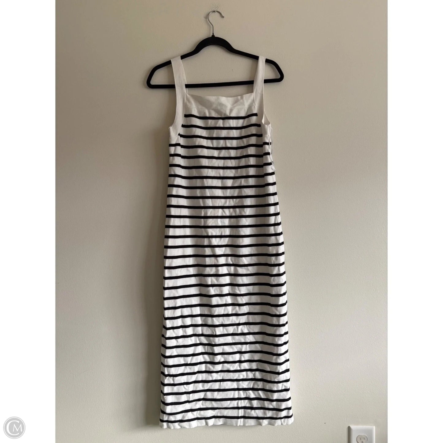 Dress Casual Maxi By Loft In Striped Pattern, Size: L