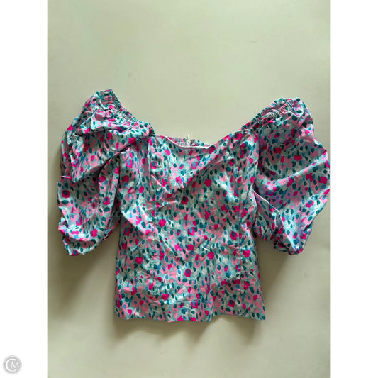 Top Short Sleeve Designer By Lilly Pulitzer In Multi-colored, Size: 2