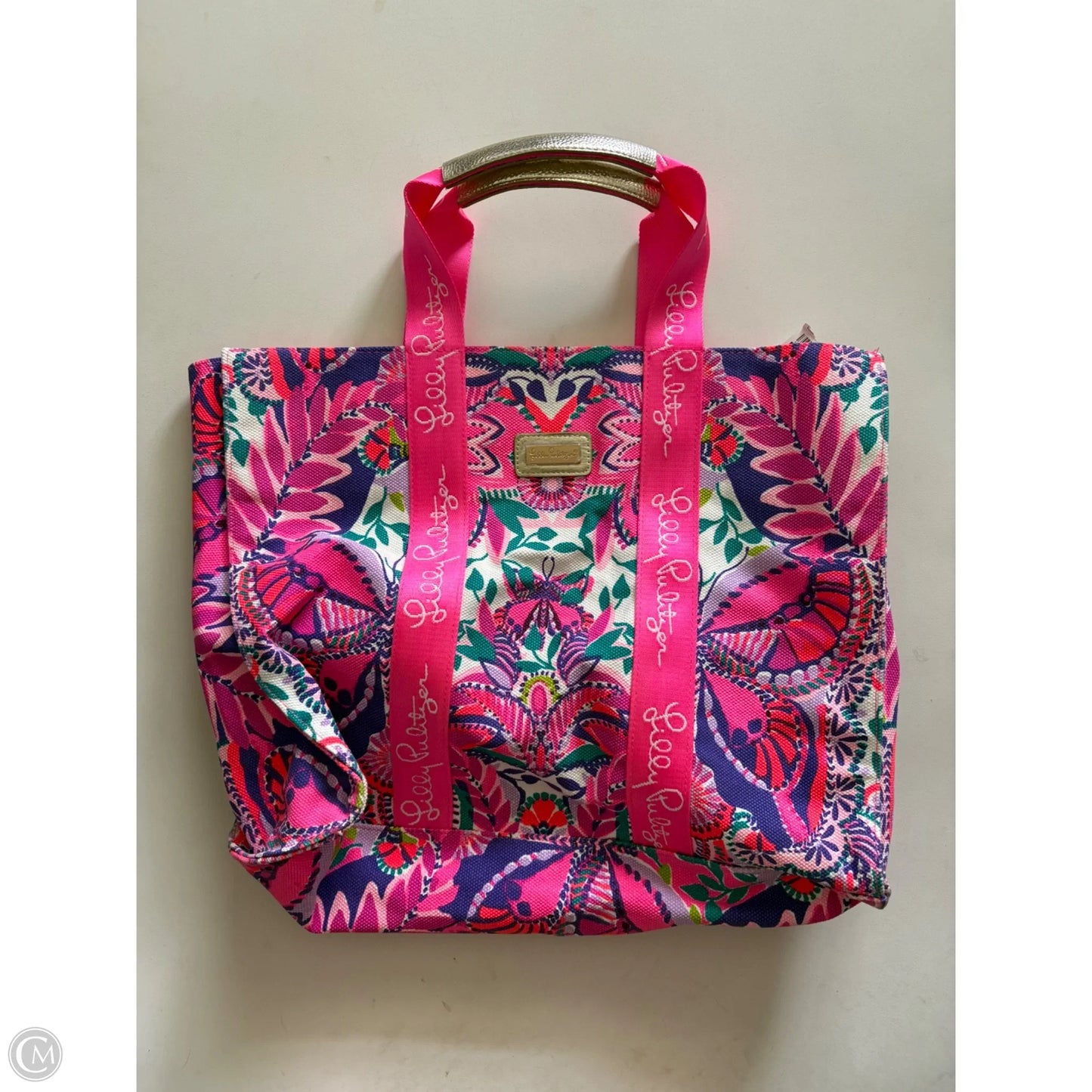 Tote Designer By Lilly Pulitzer, Size: Large