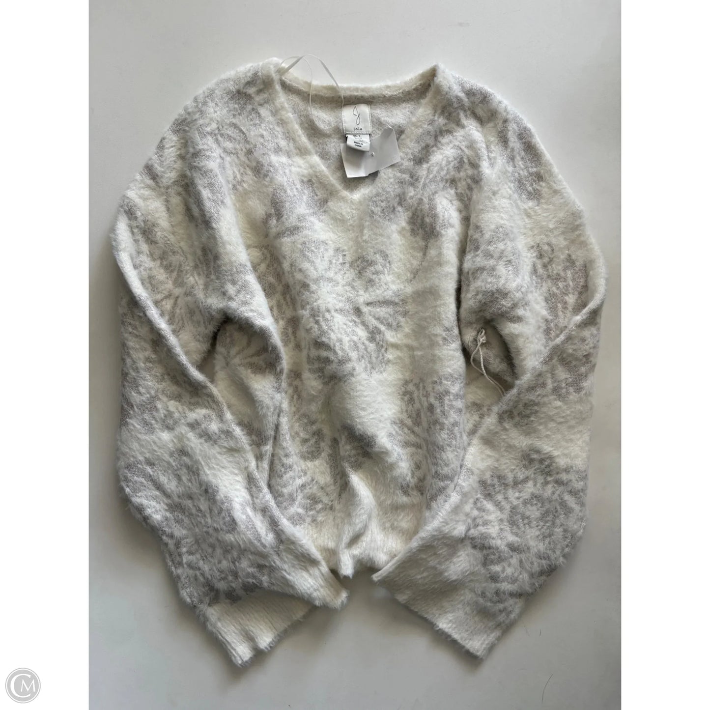Sweater By Joie In Cream & Silver, Size: S