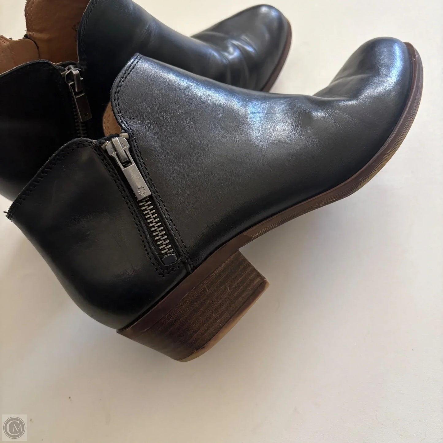 Boots Ankle Heels By Lucky Brand In Black, Size: 8.5