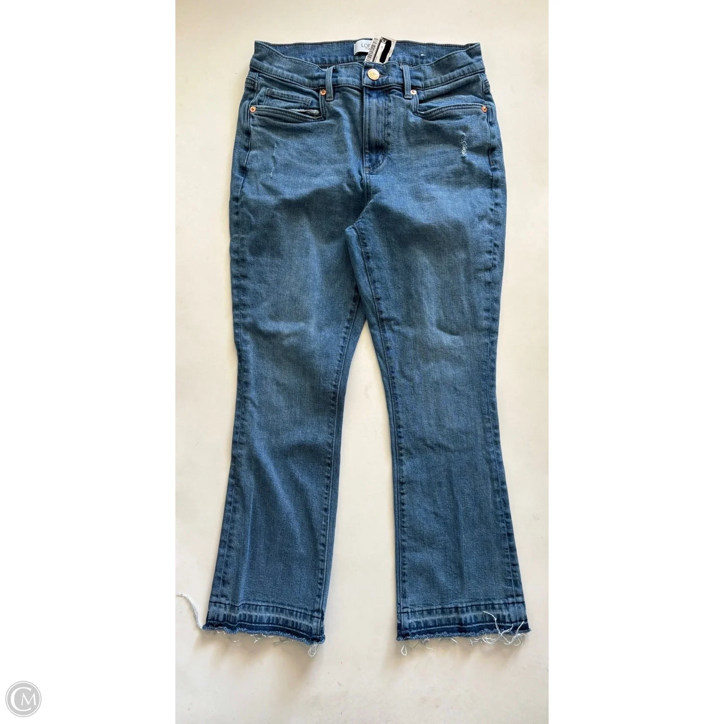 Jeans Straight By Loft In Blue, Size: 4