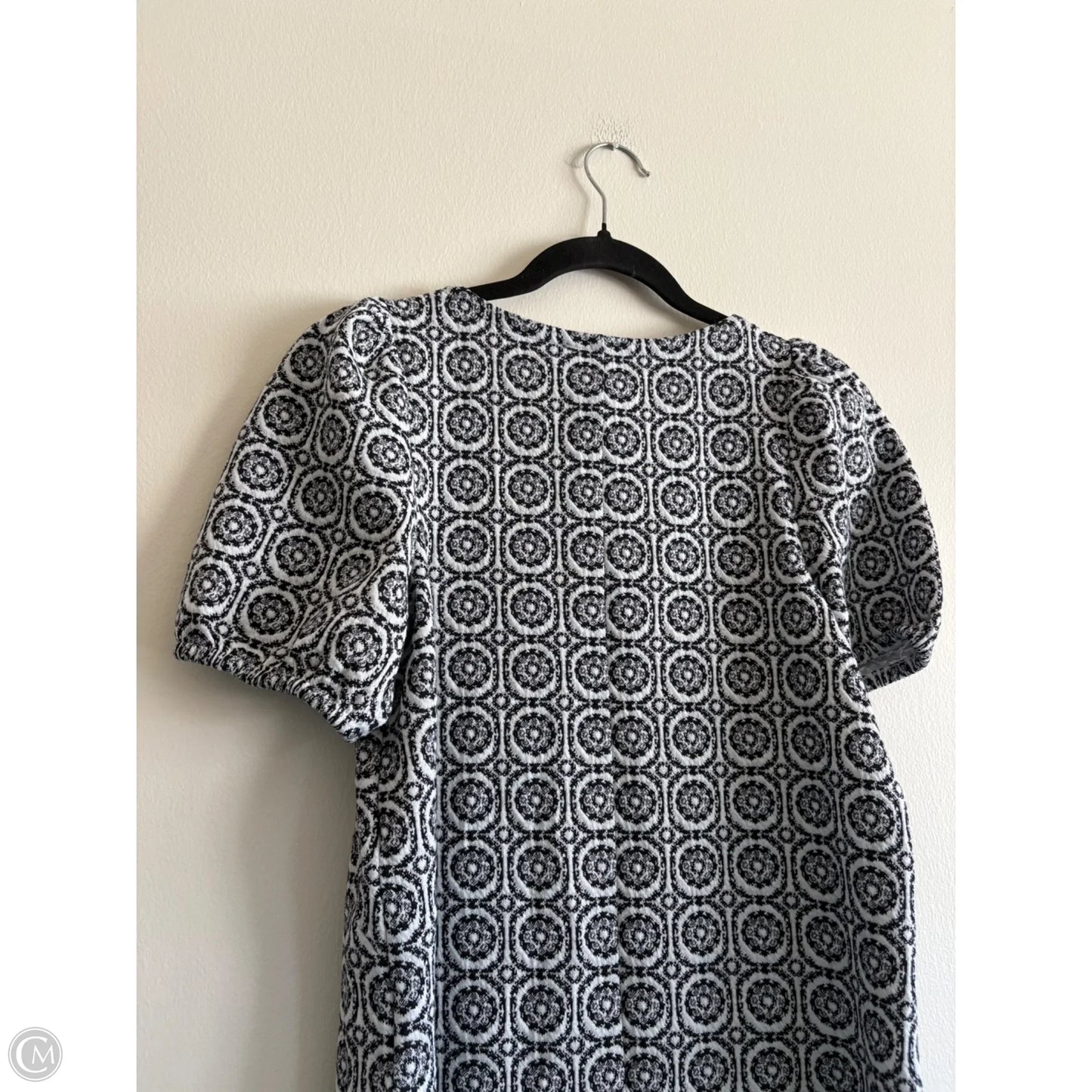 Dress Casual Midi By Loft In Black & White, Size: Xs